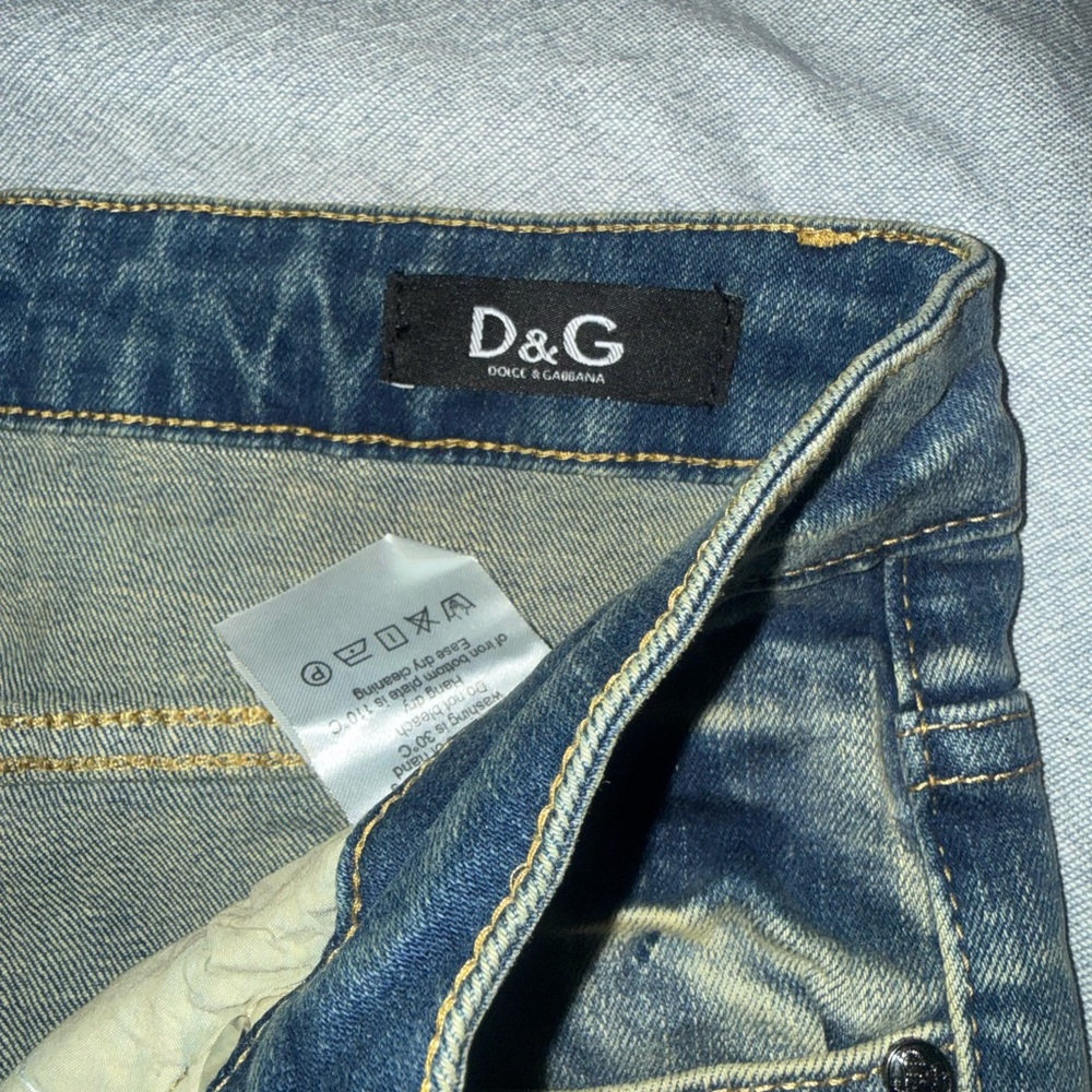 D&G Men's Denim Jeans in Classic Blue